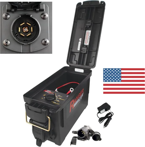 Innovative Products of America #9101 Light Ranger MUTT (Estilo de Pinza de 7 Vías con Adaptador) Probador de Remolque