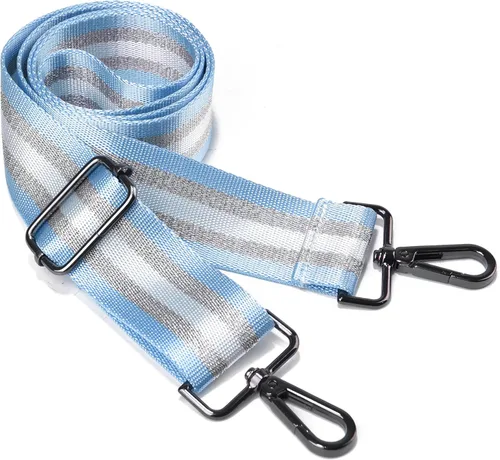 Vista 74 de LVYOUME Correa para bolso, accesorios plateados, correas anchas para bolsa, correa de hombro ajustable para bolsos