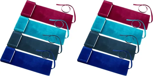 Vista 7 de Zhengmy 4 piezas de Tarot Wrap Almacenamiento Holder Spread Cloth para Oracle Decks