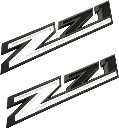 Vista 7 de 2 calcomanías de repuesto para guardabarros laterales Z71 RH LH LH de gran tamaño para Chevy Silverado 2019-2021 (negro rojo)