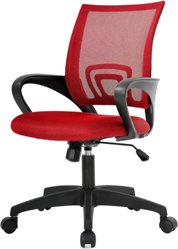 Vista 14 de PayLessHere Silla de oficina en casa, silla de escritorio para computadora, silla ergonómica ajustable, soporte lumbar, reposabrazos ejecutiva