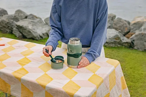 Vista 9 de Stanley Adventure Tarro de alimentos para llevar Termo con aislamiento al vacío Recipiente de alimentos con tapa roscada de boca ancha