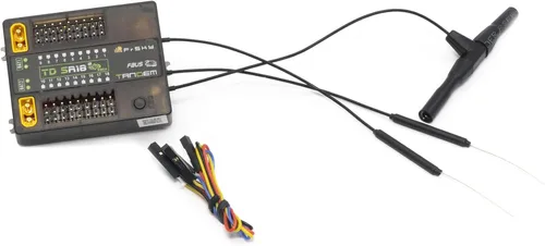 Vista 6 de FrSky Tandem TD SR18 Receptor de doble banda de 18 canales 900MHz/2.4GHz con estabilizador avanzado antenas triples e interruptor de alimentación