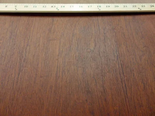 Vista 3 de Chapa de madera de caoba 8" x 17" soporte laminado fenólico HPL 1/20" grueso