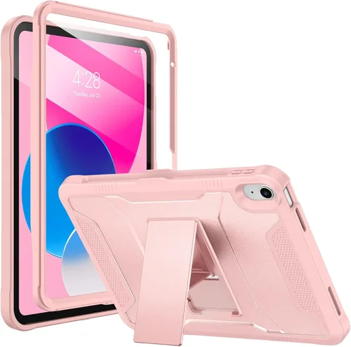 Vista 9 de Funda Soke para iPad (A16) de 11ª generación de 11 pulgadas 2025, iPad de 10ª generación de 10.9 pulgadas 2022, con protector de pantalla