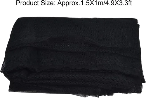 Vista 8 de Fydun 4.9X3.3Ft Garden Plant Cover Pull Out Reusable Plant Mesh Bag for Fruit Trees Black Wide Range of Uses (Black)