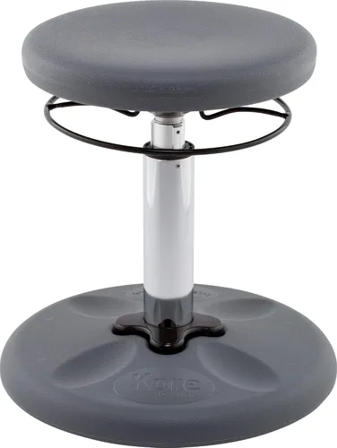 Vista 43 de Kore - Silla de altura ajustable, asiento activo para niños, adolescentes: Mejor que una pelota de equilibrio, asientos flexibles para aula.