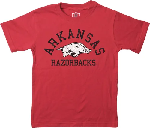 Vista 94 de Wes and Willy Camiseta de algodón orgánico de manga corta para niños de la NCAA
