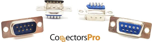 Vista 3 de Pc Accessories - 10 pares DB9 macho y hembra D-Sub conector tipo soldadura, paquete de 20 (10 machos + 10 hembra)
