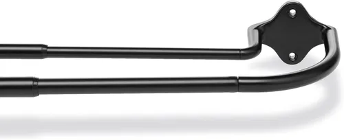 Vista 13 de Yaxa Basics - Barra de cortina opaca para oscurecimiento de habitación, 28 a 48 pulgadas, color negro