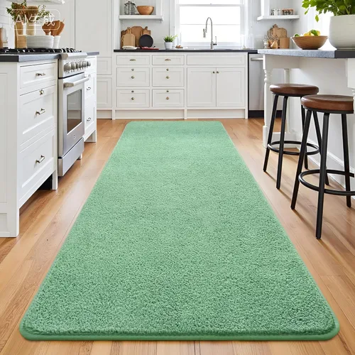 Vista 19 de Keeko Alfombras de área de 4 x 6 pies para sala de estar, alfombra suave y moderna de espuma viscoelástica para dormitorio, alfombra