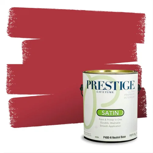 Vista 460 de Prestige Paints Pintura exterior e imprimación en uno, 1 galón, plano, coincidencia comparable de Valspar* Amber Rose*