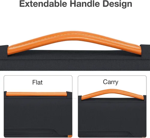 Vista 7 de MOSISO 360 - Bolsa de hombro protectora para laptop, bolsa de computadora de 15 a 15.6 pulgadas compatible con MacBook Pro 16, HP, Dell, Lenovo