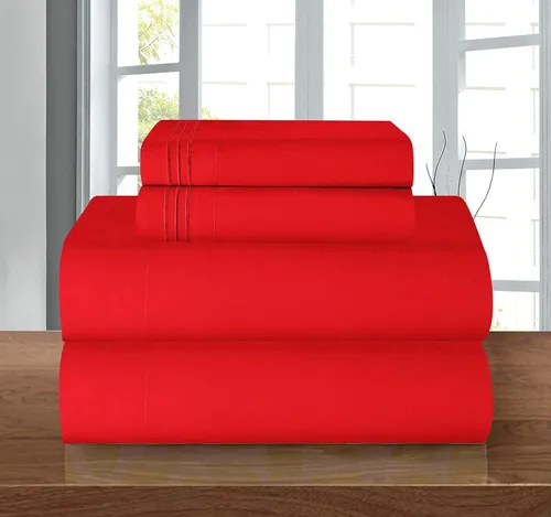 Vista 42 de Elegant Comfort - Juego de sábanas de microfibra de 1500 hilos de calidad hotelera prémium de 4 piezas - Resistente a arrugas, sábana bajera