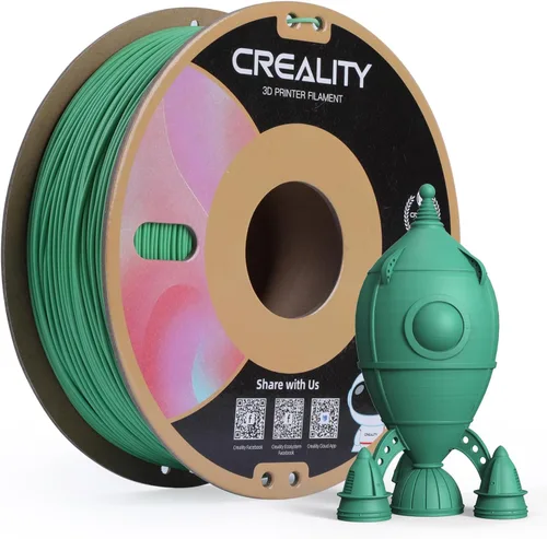 Vista 33 de Creality - Filamento de PLA de 1.75 mm para impresoras 3D, carrete de 1 kg (2.2 libras), alta tenacidad sin deformación, precisión dimensional