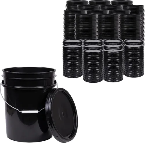Vista 9 de ePackageSupply Cubo de 5 Galones con Tapa Hermética Fabricado en EE. UU. Grado Alimenticio Plástico Premium HPDE Resistente Cubo Multiusos