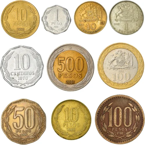 Vista 18 de Argentina 10 Monedas Mixtas de Novedad Cabeza de la Libertad Sol de Mayo Token Mundial Monedas de Fantasía