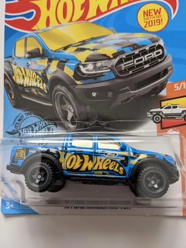 Vista 3 de Hot Wheels 2019 HW Hot Trucks '19 Ford Ranger Raptor 185/250, azul
