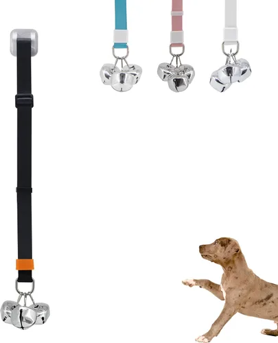 SVD.PET Timbre para cachorros, timbre para perro para entrenamiento de orinal, se fija al pomo de la puerta o en cualquier lugar cerca de la puerta,