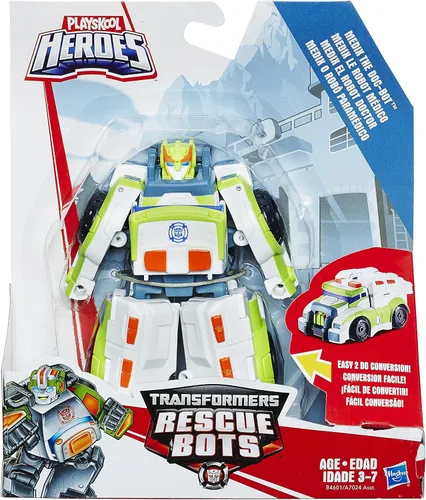 Vista 3 de Playskool Heroes Transformers Rescue Bots Rescan Medix Figura de acción