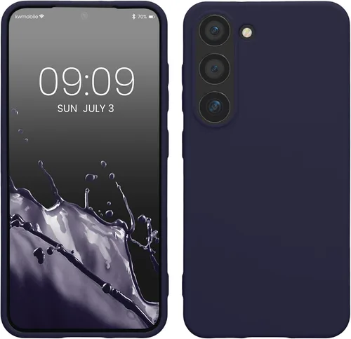 Vista 119 de kwmobile Funda compatible con Samsung Galaxy S23 - Funda protectora de silicona TPU suave y delgada - Piedra antigua