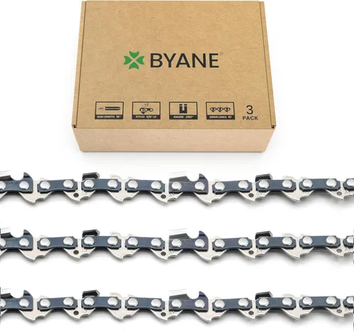 Vista 20 de Cadena de motosierra mini de 6 pulgadas, versión nueva 2024, 6 pulgadas 1/4" de paso LP, calibre.043 pulgadas, 37 eslabones de transmisión, se