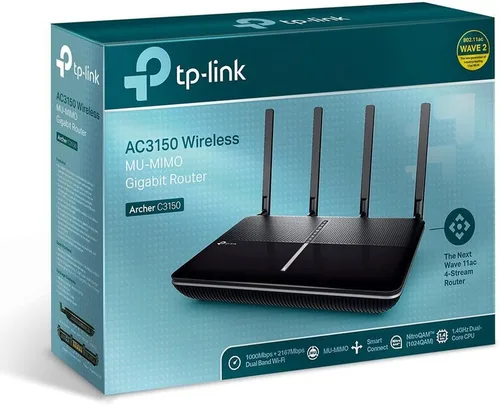 Vista 5 de TP-Link Router Gigabit Wi-Fi inalámbrico AC3150 (Archer C3150 V1)