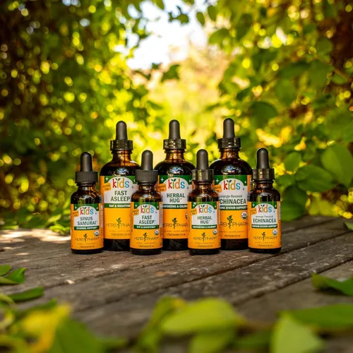 Vista 11 de Herb Pharm Kids Fórmula Herbal Vengador Inmune Certificado-Orgánico Sin Alcohol, 1 Onza