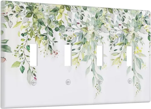 Vista 80 de Cubiertas de Placas de Pared Dúplex Individual con Sol Minimalista Moderno de Palabras Inspiradoras Abstractas Boho, Cubierta de Interruptor de Luz