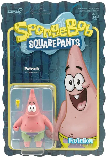 Vista 8 de Super7 Bob Esponja Bob Esponja y Patrick BFF - (2 unidades) Figuras de acción de Bob Esponja de 3.75 pulgadas con accesorios, coleccionables
