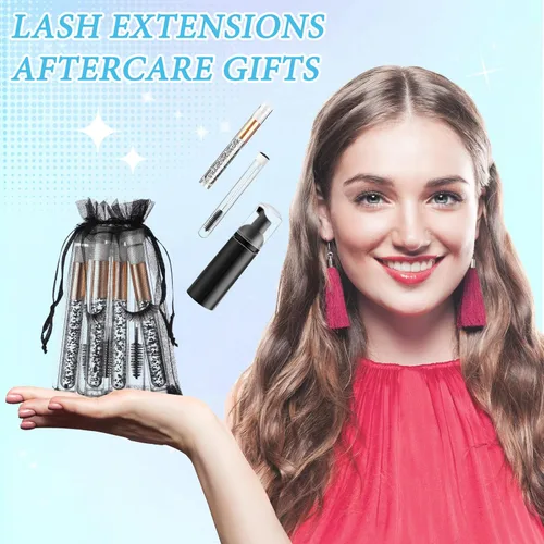 Vista 6 de Zhehao Kit de 80 Piezas de Cepillos para Botellas de Champú de Pestañas, 20 Dispensadores con Bomba de Espuma, 20 Cepillos de Champú para Pestañas