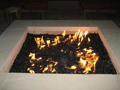 Vista 5 de Cotton Candy Firepit vidrio Bolsa de tamaño mediano, 22 Lb