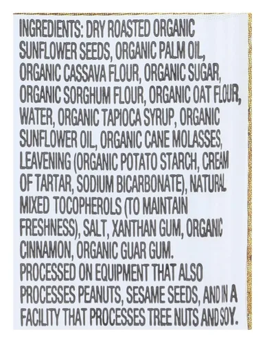 Vista 3 de Once Again Sandwiches Graham Cracker de mantequilla de semillas de girasol, a base de plantas, Kosher, certificado orgánico USDA, sin gluten y sin