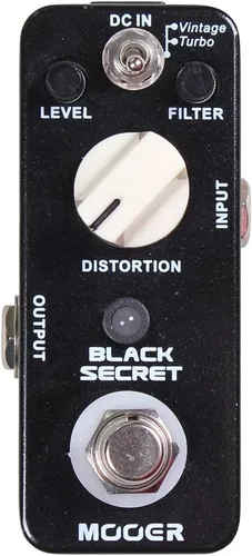 Vista 5 de Mooer Black Secret, micro pedal de distorsión