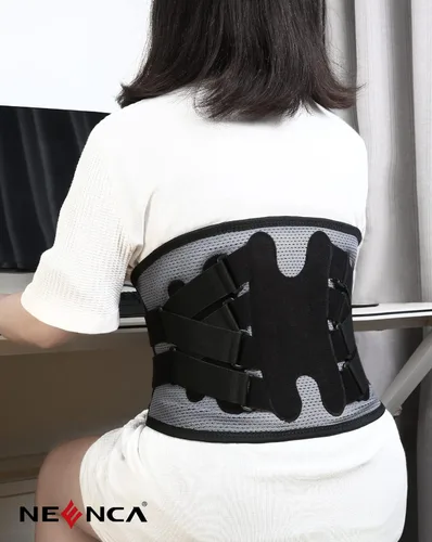 Vista 7 de NEENCA Soporte lumbar ajustable para aliviar el dolor de espaldalumbarcintura, cintura con estabilizadores de resorte para lesiones, hernia