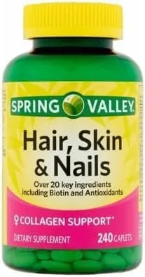 Vitaminas para el cabello, la piel y las uñas, 240 cápsulas