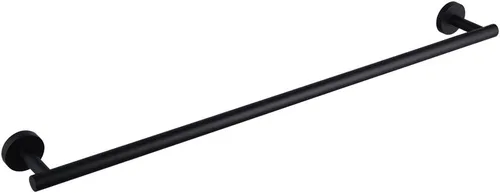 Vista 10 de Toallero de mano negro mate de 9 pulgadas SUS 304 de acero inoxidable para montaje en pared de baño