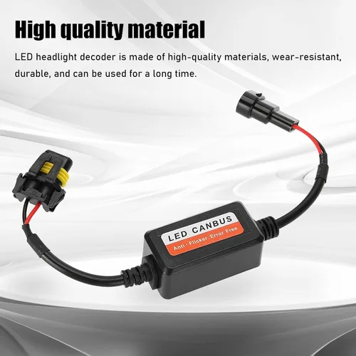 Vista 4 de 2 bombillas LED H13/9008 CANBUS Decodificador multifunción IP67 resistente al agua Plug Play Radio Interferencia Decodificador de interferencia