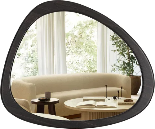 Vista 21 de WallBeyond Espejo asimétrico, espejo de pared irregular, espejos de pared decorativos para dormitorio, sala de estar, entrada, pasillo, espejo