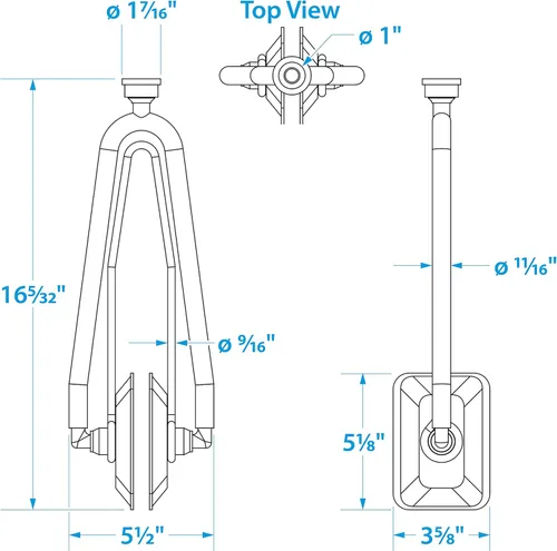 Vista 7 de Seachoice Enjuagador Universal para Motor de Barco, Estilo Manguito