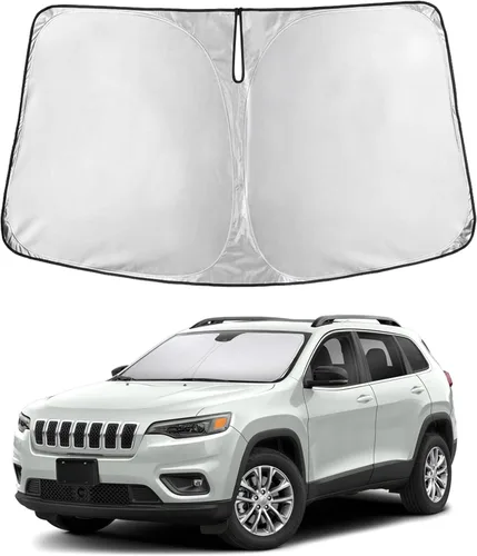 Vista 157 de EcoNour - Parasol plegable para parabrisas de Toyota Tacoma 2016-2025 2026, accesorios para camioneta de 2 puertas y 4 puertas, protector de visera