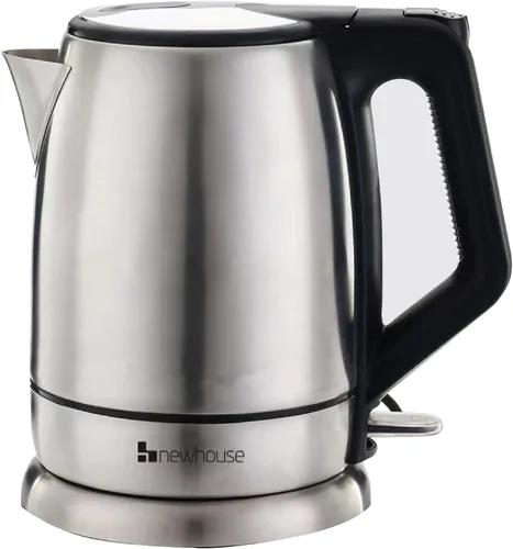 Newhouse NHEK-001 - Hervidor eléctrico de acero inoxidable de 1200 W, 60 onzas líquidas, tetera eléctrica para agua hirviendo, hervidor de té