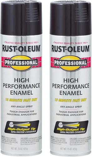 Vista 33 de Rust-Oleum 7515838 Pintura en aerosol de esmalte profesional de alto rendimiento, 14 onzas, aluminio