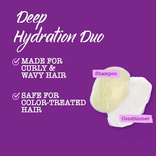 Vista 2 de Maui Moisture Heal & Hydrate + Shea Butter Shampoo para rizos secos y dañados ayuda a revivir el cabello rizado y enroscado con aceite de coco