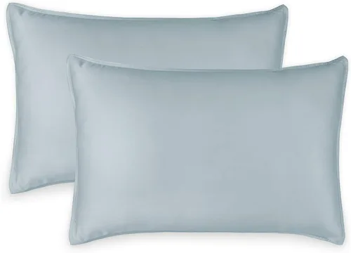 Vista 14 de Fundas de almohada Queen de Pure Bamboo, auténtica viscosa 100% orgánica derivada de bambú, lujosamente suaves y refrescantes, doble costura, cierre