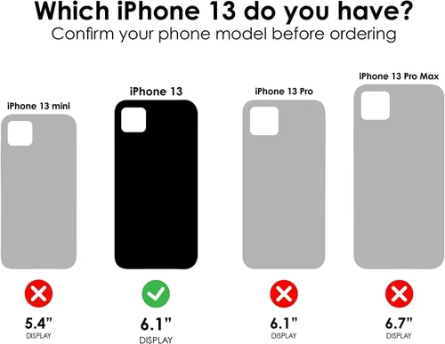 Vista 2 de OtterBox - Funda transparente para iPhone 13 Otter + POP Symmetry Clear Series (transparente)