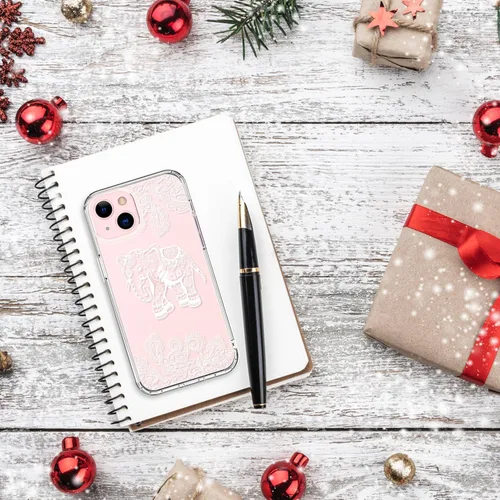 Vista 232 de bicol - Funda protectora a prueba de golpes para iPhone 15 Plus, funda delgada de acrílico transparente y diseños modernos para niña y mujer, 6.7