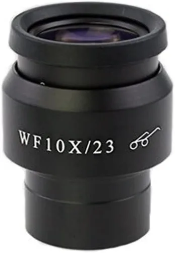 Vista 3 de WF10X/22 Gran Angular Ocular Ajustable 23MM Ocular Alto Ocular para Microscopio Estéreo Microscopio Trinocular/Binocular (Color : WF22 1pc)
