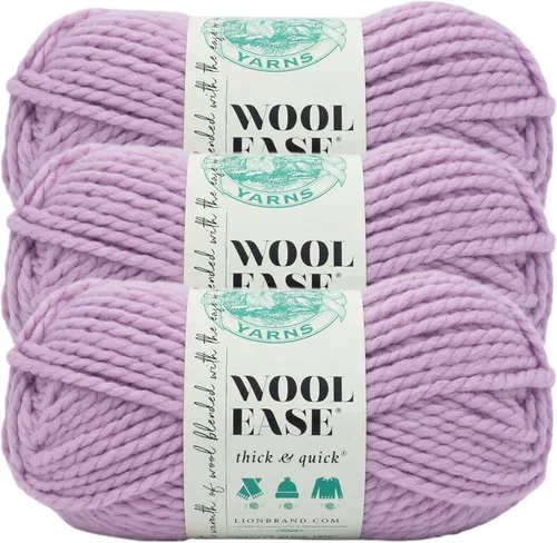 Vista 127 de Lion Brand Yarn - Ovillo de lana Wool-Ease Thick & Quick color fuerza aérea