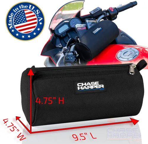 Vista 5 de Chase Harper USA - Bolsa de manillar/cadera multiusos de ajuste universal - Bolsa de barril 10300 - Trap Pack - Construcción de nailon balístico